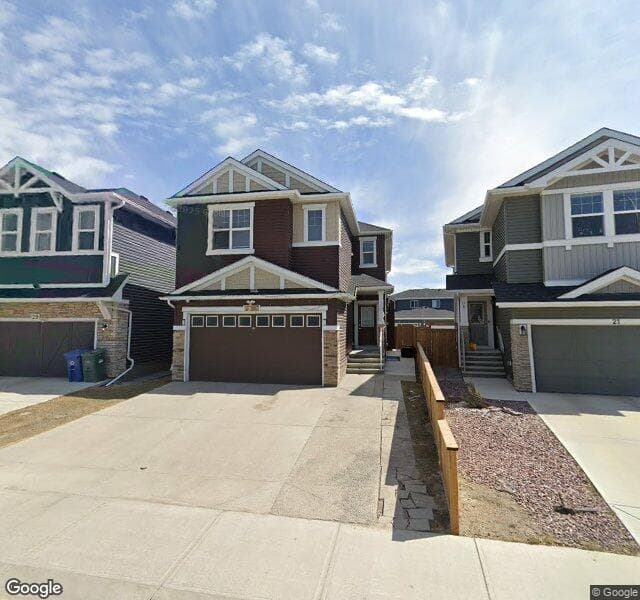 Street view of 25 Redstone Link NE, Calgary