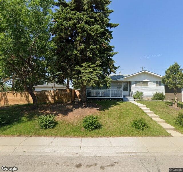 Street view of 4244 Marwood Road NE, Calgary