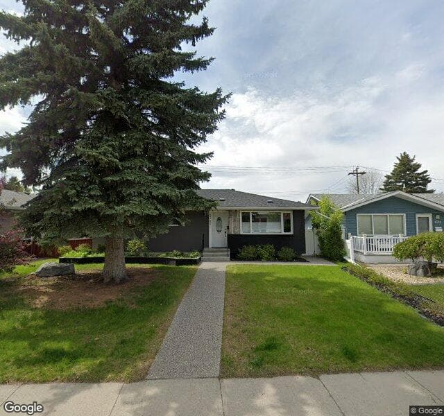 Street view of 8715 Ancourt Road SE, Calgary