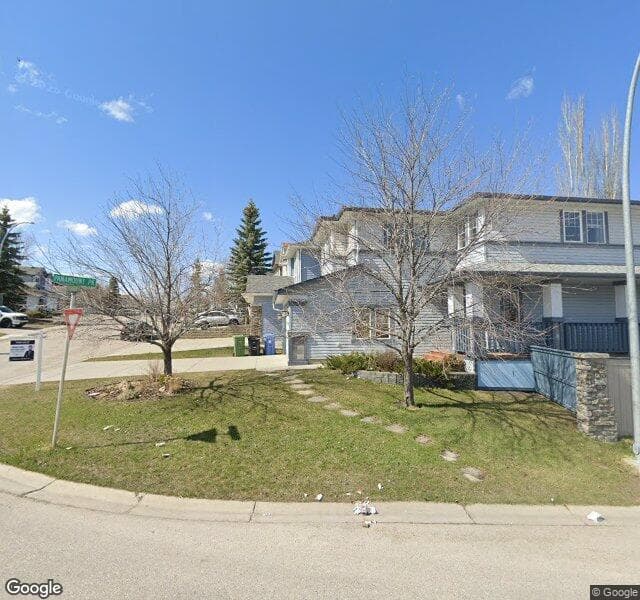 Street view of 287 Panamount Drive NW, Calgary