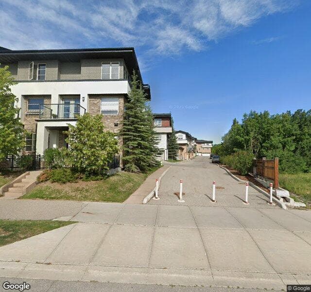 Street view of 47 Aspen Hills Common SW, Calgary