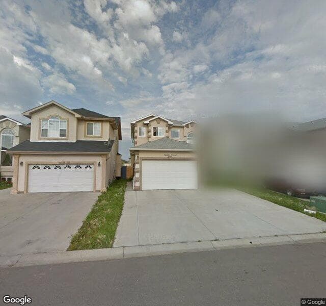 Street view of 16624 59 Street NW, Edmonton