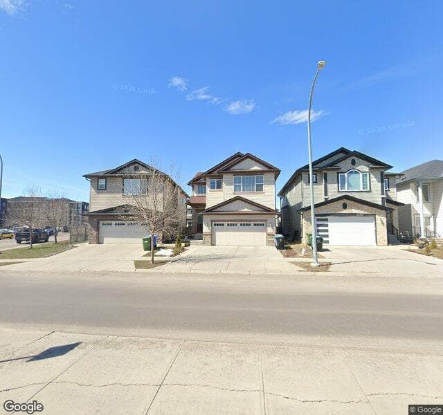 Street view of 8205 Saddlebrook Drive NE, Calgary