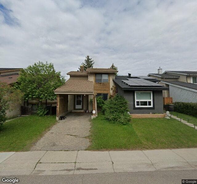 Street view of 139 Pinecliff Close NE, Calgary
