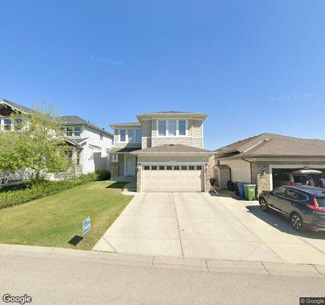 Street view of 125 Panamount Manor NW, Calgary