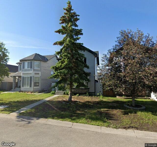Street view of 156 Taravista Crescent NE, Calgary