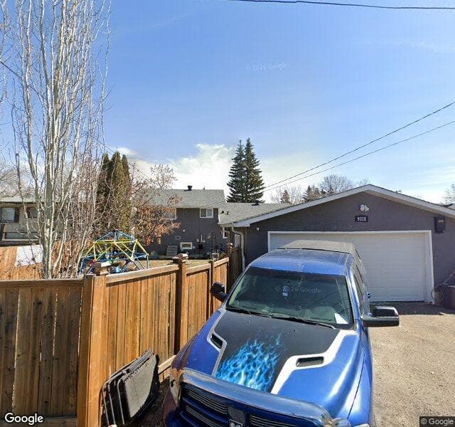 Street view of 9318 165 Street NW, Edmonton