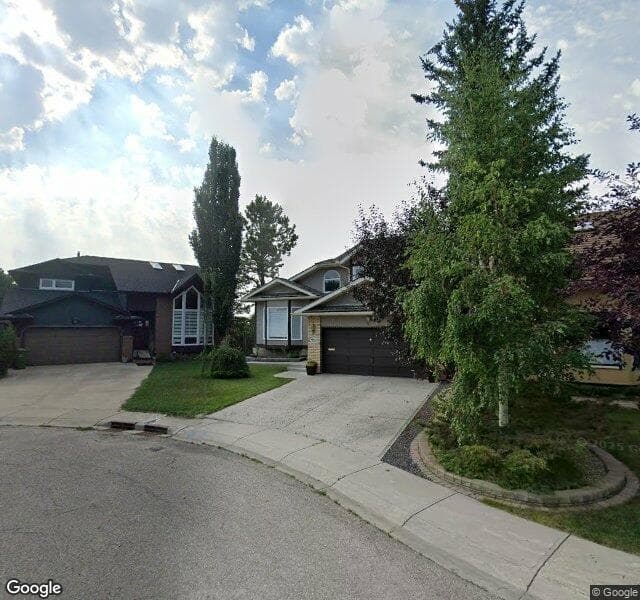 Street view of 87 Woodridge Close SW, Calgary