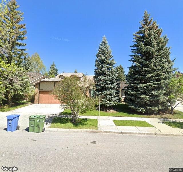 Street view of 180 Woodfield Road SW, Calgary