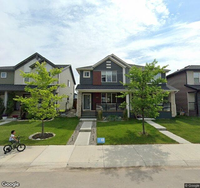 Street view of 110 Wolf Creek Drive SE, Calgary