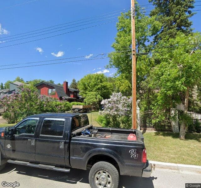 Street view of 6116 Bow Crescent NW, Calgary