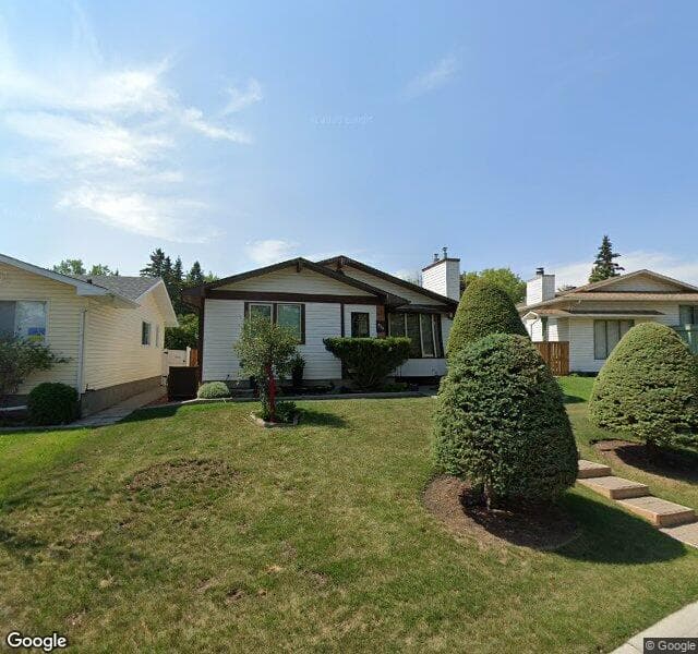 Street view of 256 Cedarwood Road SW, Calgary