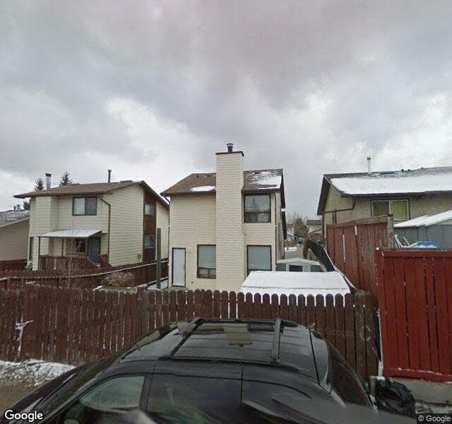 Street view of 1487 Berkley Drive NW, Calgary