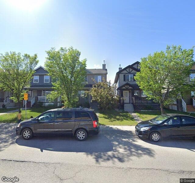 Street view of 9271 Saddlebrook Drive NE, Calgary