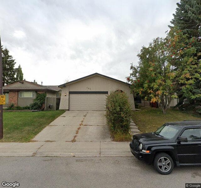 Street view of 263 Cedarpark Green SW, Calgary
