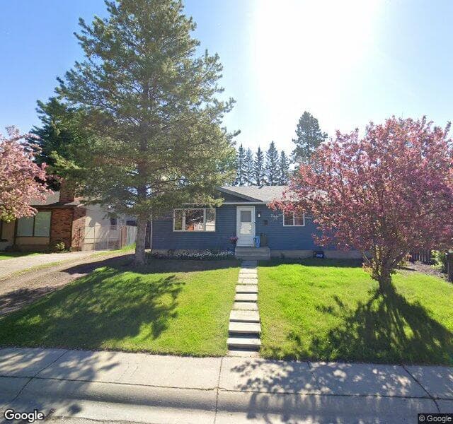 Street view of 244 Cedarpark Drive SW, Calgary