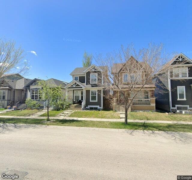 Street view of 31 New Brighton Heath SE, Calgary