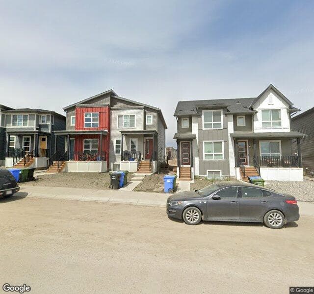 Street view of 121 Belmont Drive SW, Calgary