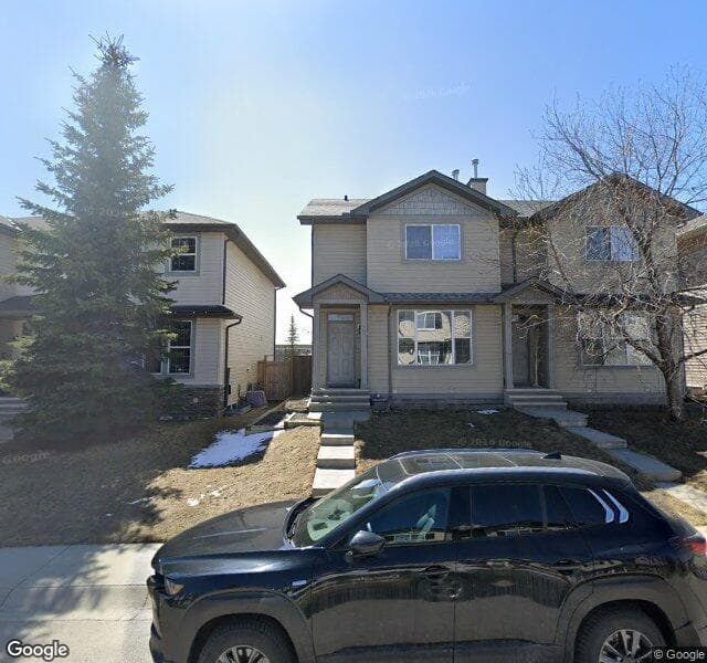 Street view of 83 Covehaven Mews NE, Calgary