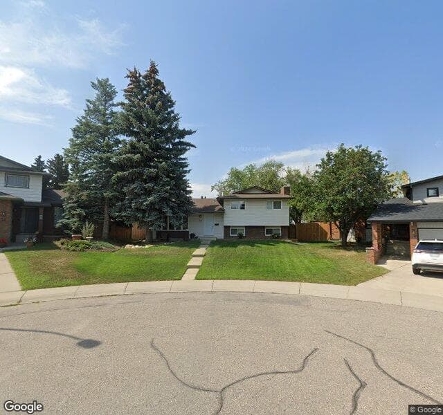 Street view of 20 Bracewood Place SW, Calgary