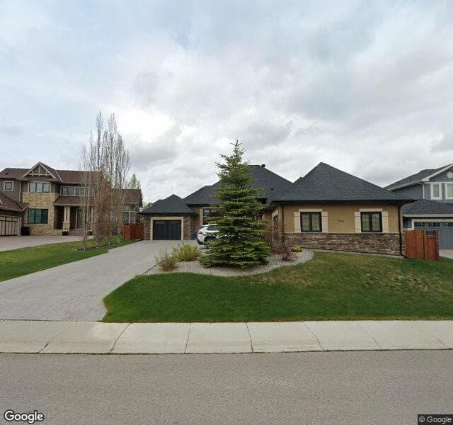 Street view of 429 Silverado Ranch Manor SW, Calgary