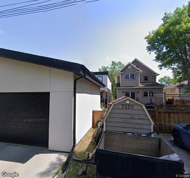 Street view of 7222 106 Street NW, Edmonton