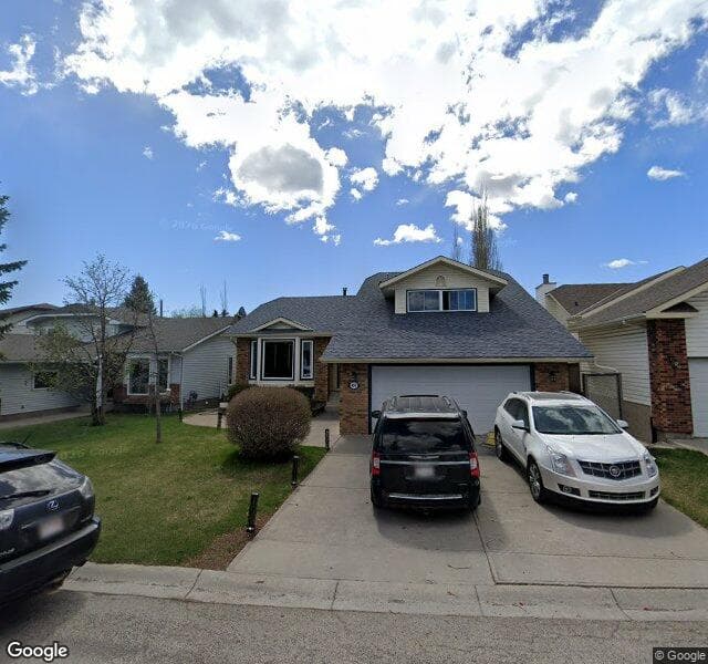 Street view of 404 Hawkcliff Way NW, Calgary
