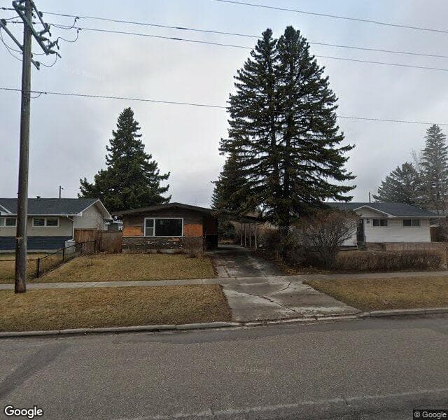 Street view of 575 Acadia Drive SE, Calgary