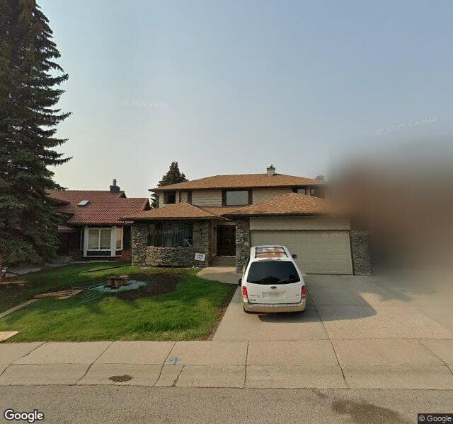 Street view of 48 Edgehill Crescent NW, Calgary