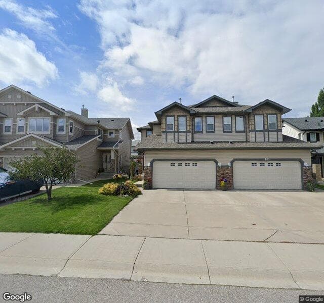 Street view of 185 Everridge Drive SW, Calgary