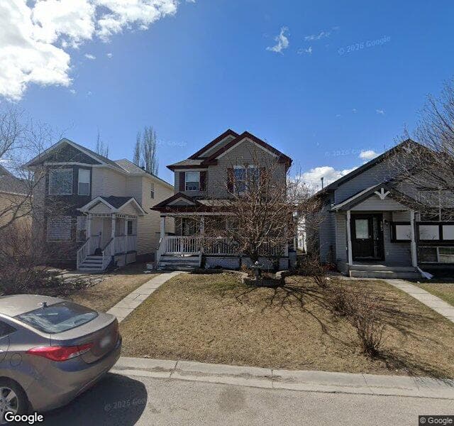 Street view of 299 Covehaven View NE, Calgary