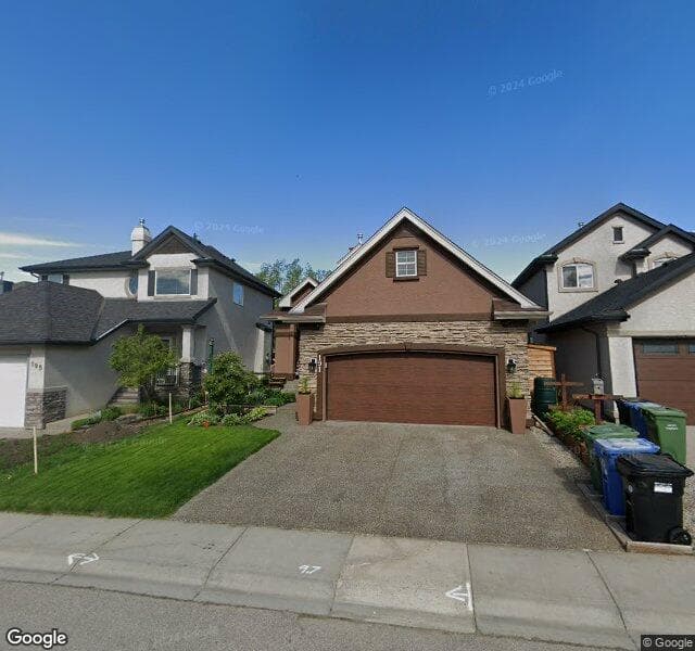 Street view of 191 Cranwell Close SE, Calgary