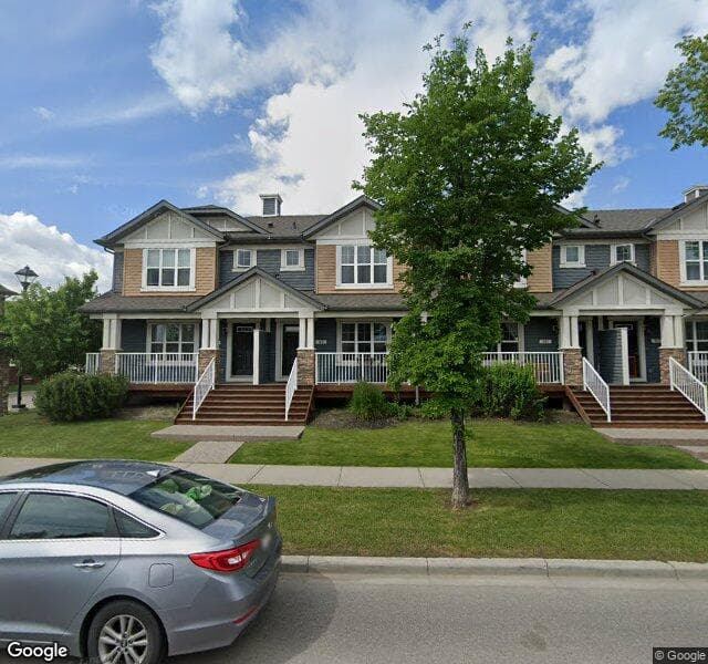 Street view of 99 Chaparral Valley Drive SE, Calgary