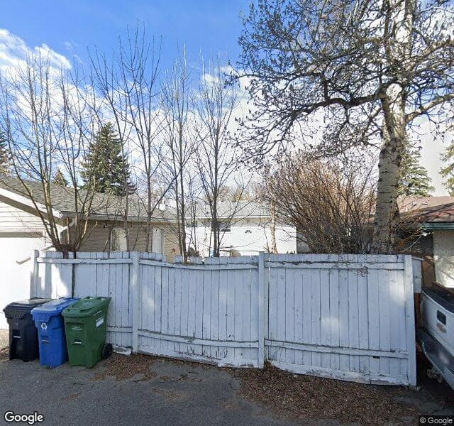 Street view of 9816 Alberni Road SE, Calgary
