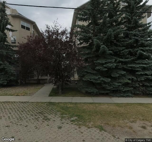Street view of 104-6600 Old Banff Coach Road SW, Calgary