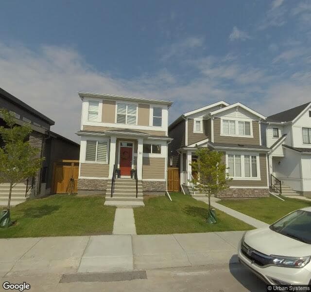 Street view of 32 Rowmont Common NW, Calgary