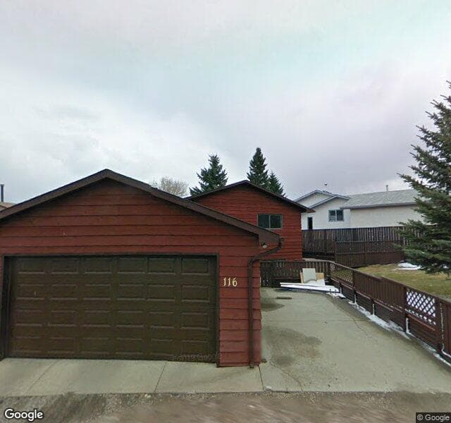 Street view of 116 Bergen Crescent NW, Calgary