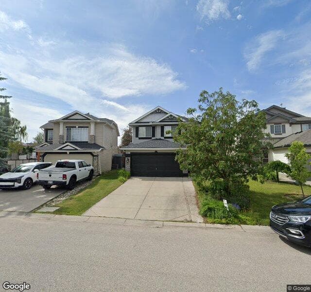 Street view of 106 Chaparral Park SE, Calgary