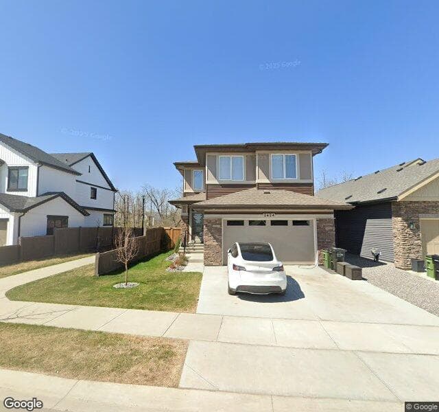 Street view of 2624 204 Street NW, Edmonton