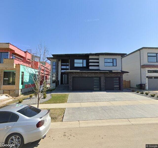 Street view of 4107 Whispering River Drive NW, Edmonton