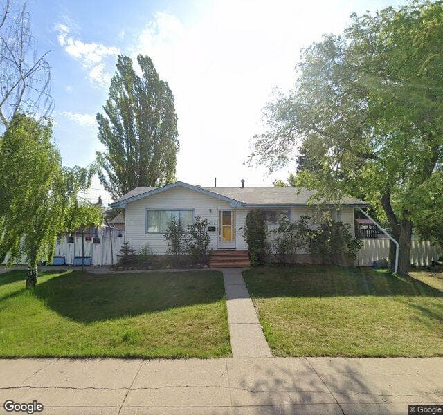 Street view of 13503 71 Street NW, Edmonton