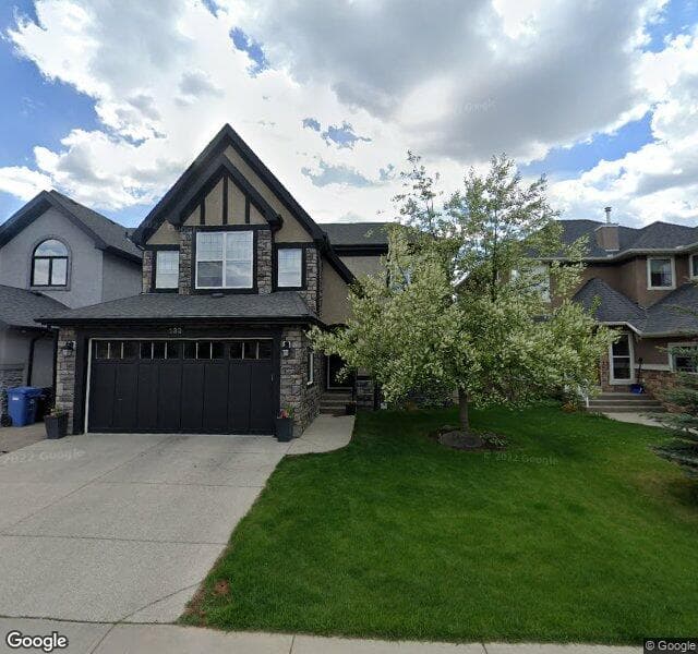Street view of 132 Wentworth Crescent SW, Calgary