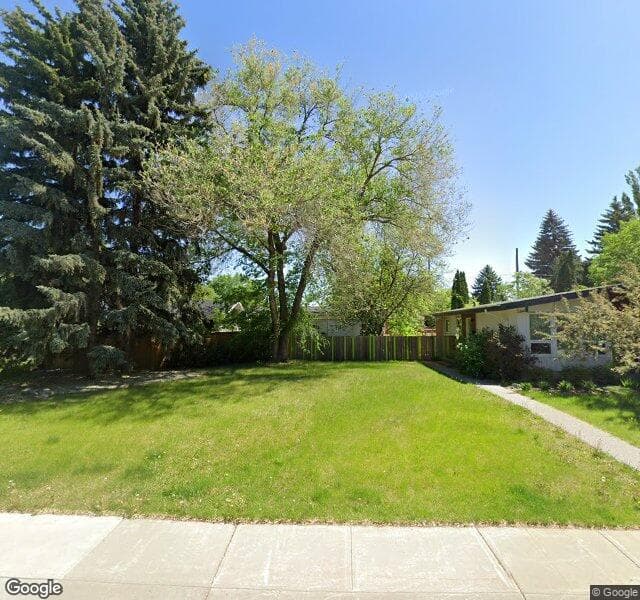 Street view of 7503 155 Street NW, Edmonton
