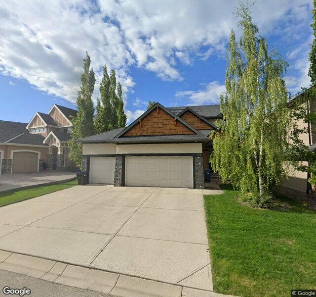 Street view of 118 Aspen Stone Crescent SW, Calgary