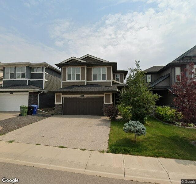 Street view of 129 Cranbrook Crescent SE, Calgary