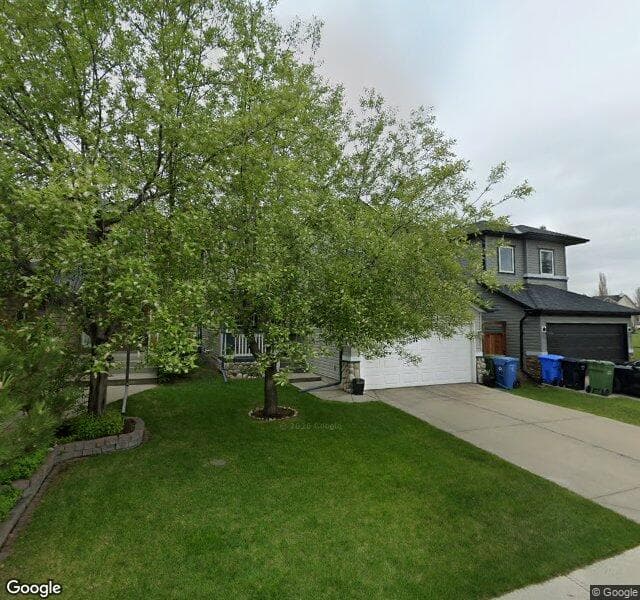 Street view of 60 Everstone Way SW, Calgary