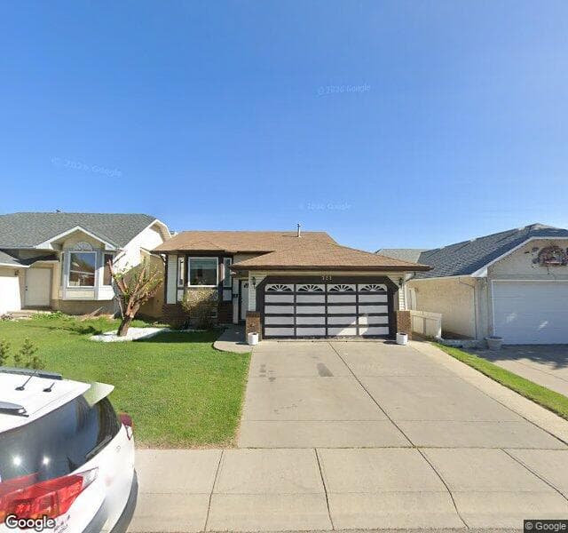 Street view of 323 Sandalwood Close NW, Calgary