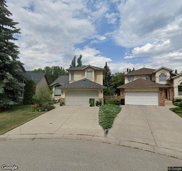 Street view of 832 Sierra Morena Court SW, Calgary