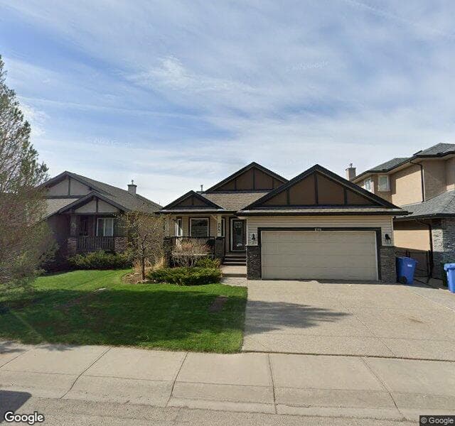 Street view of 146 Hidden Creek Heights NW, Calgary
