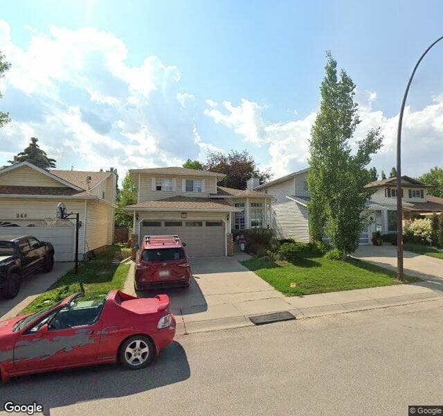 Street view of 244 Riverglen Place SE, Calgary